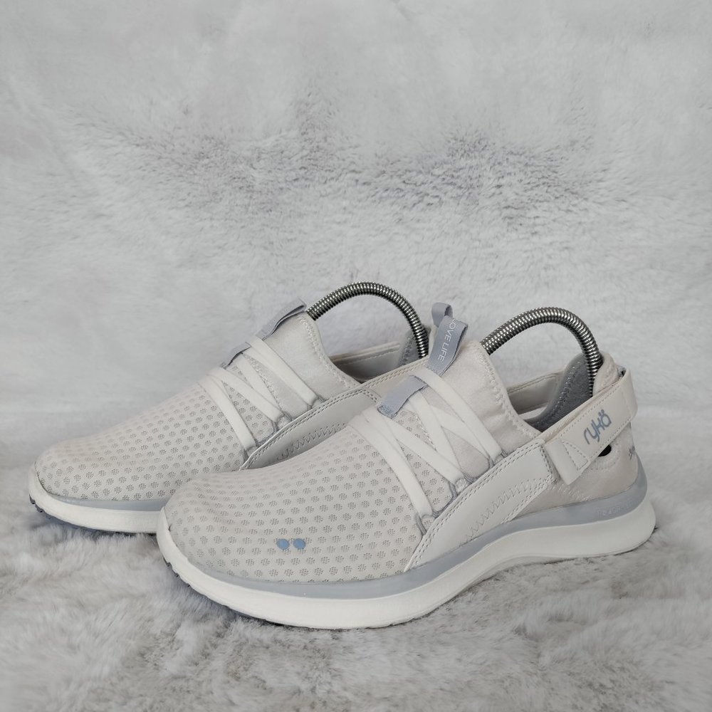 Ryka Women's Love Life White Sneakers Size 8W US